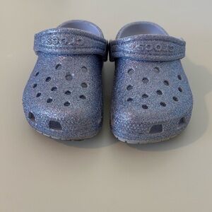 CROCS Kids Sparkle Water Shoes - Lavender